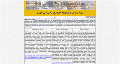Desktop Screenshot of berliner-verkehrsseiten.de
