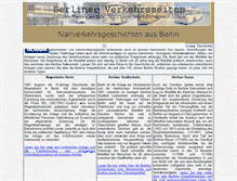 Tablet Screenshot of berliner-verkehrsseiten.de